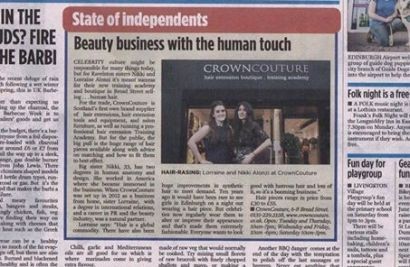 Edinburgh Evening News - CrownCouture debut