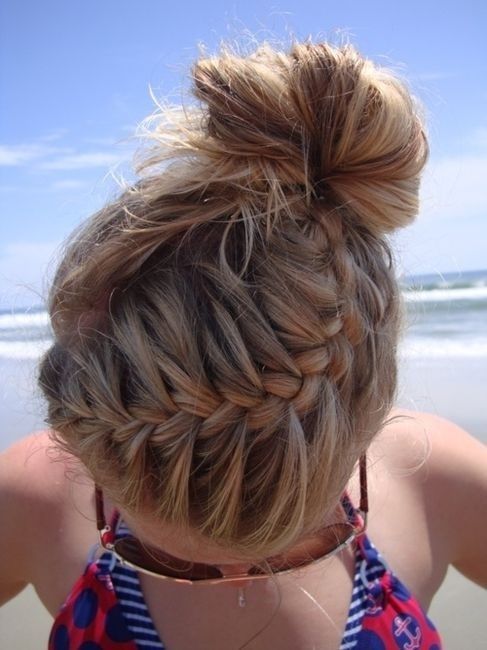 French-braid-updo