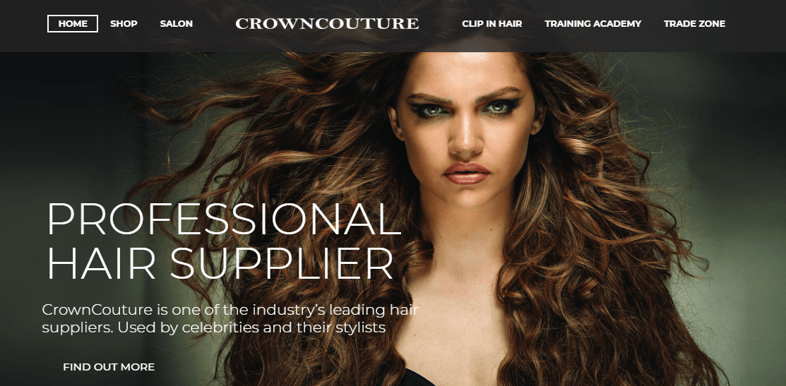NEW WEBSITE LAUNCH FOR CROWNCOUTURE Crown Couture
