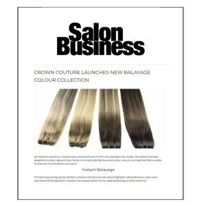 Salon Business features CrownCouture’s balayage range