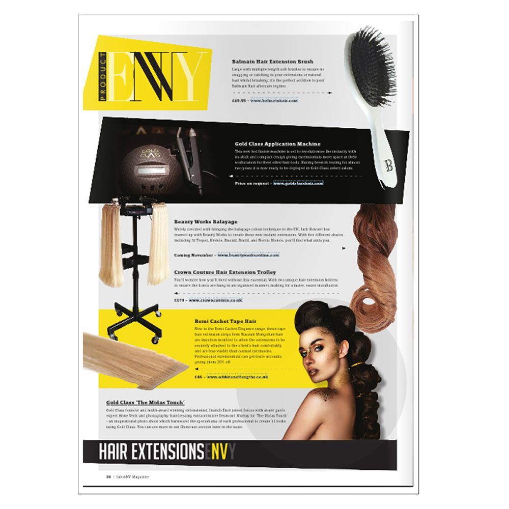 Salon NV showcases the CrownCouture hair extension trolley
