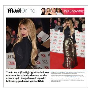 Katie Price wears CrownCouture hair