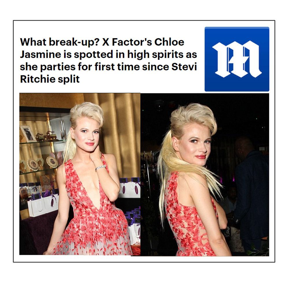 X factor Chloe Jasmine dons CrownCouture hair