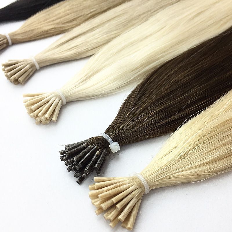 Russian Mongolian stick tip hair extensions