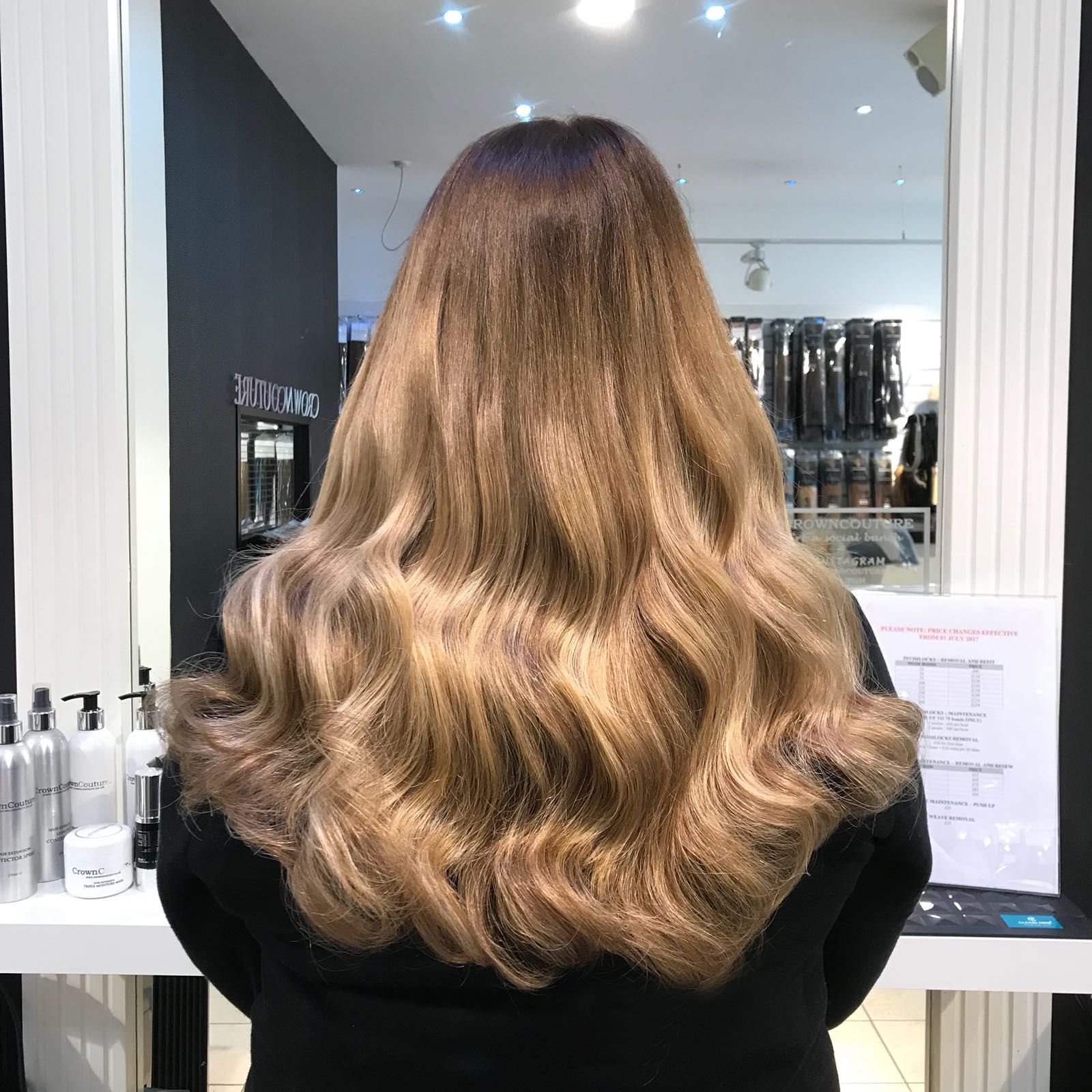 Russian Mongolian INVISILOCKS hair extensions