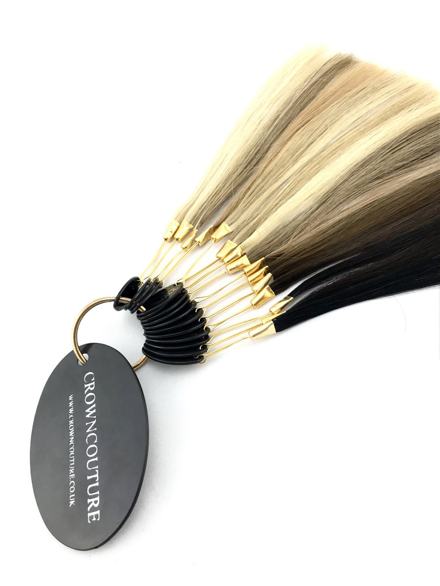 Clip in hair extensions colour ring