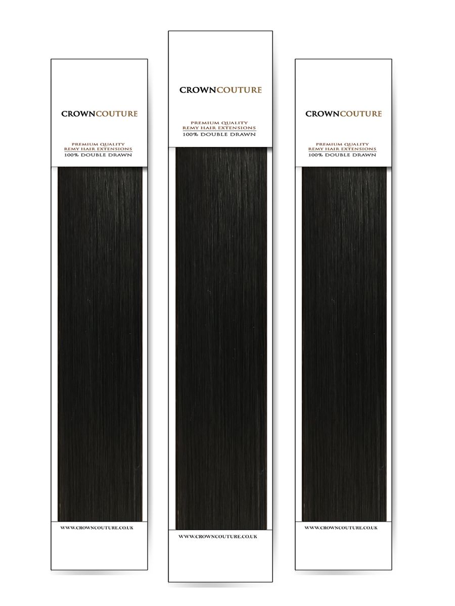 BLACK WEFT HAIR EXTENSIONS