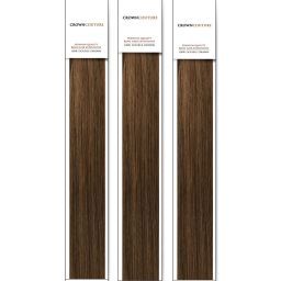 STICK TIP HAIR EXTENSIONS MIXED BROWN #4/6 CROWNCOUTURE