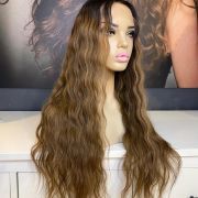 BEYONCE – BROWN BALAYAGE WIG WITH ROOT
