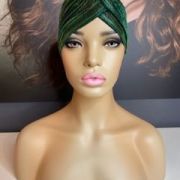 EMERALD MULTI COLOURED HEAD WRAP