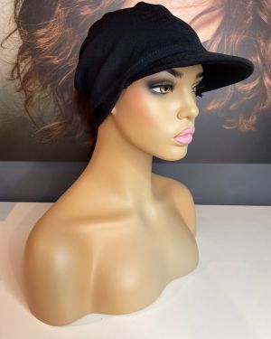 BLACK CAP TURBAN