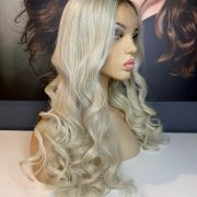 KOKO – WHITE BLONDE WIG WITH ROOT