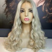 KOKO – WHITE BLONDE WIG WITH ROOT