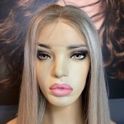 AVA – ASH BLONDE WIG WITH ROOT