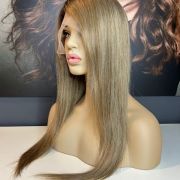 SIENNA – LONG SANDY BLONDE BALAYAGE WIG WITH ROOT