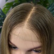Blonde Brazilian human hair wig