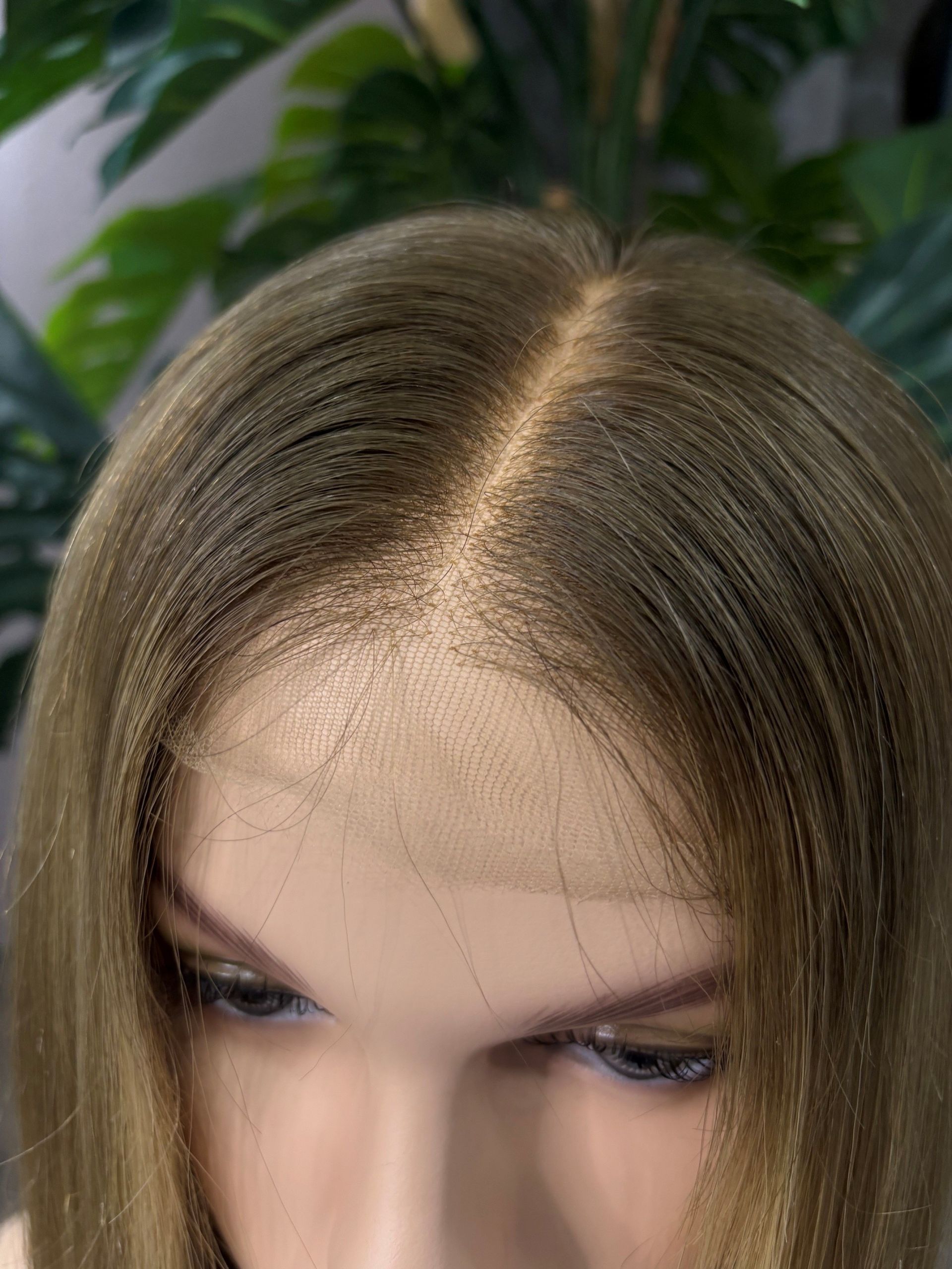 Blonde Brazilian human hair wig