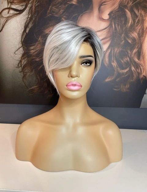 FAITH – INVERTED SILVER BLONDE WIG ROOTED