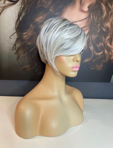 FAITH – INVERTED SILVER BLONDE WIG ROOTED